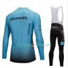 Combinaison Cycliste M/L + Collant à Bretelles 2018 Astana Pro Team N001